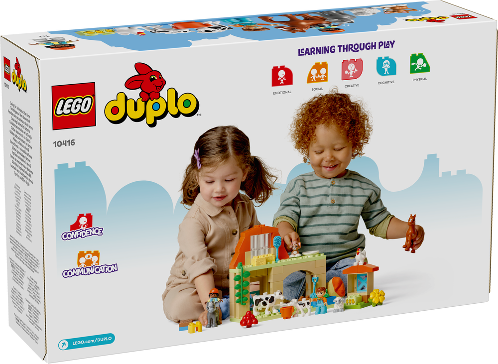 LEGO DUPLO TOWN CURA DEGLI ANIMALI DI FATTORIA 10416