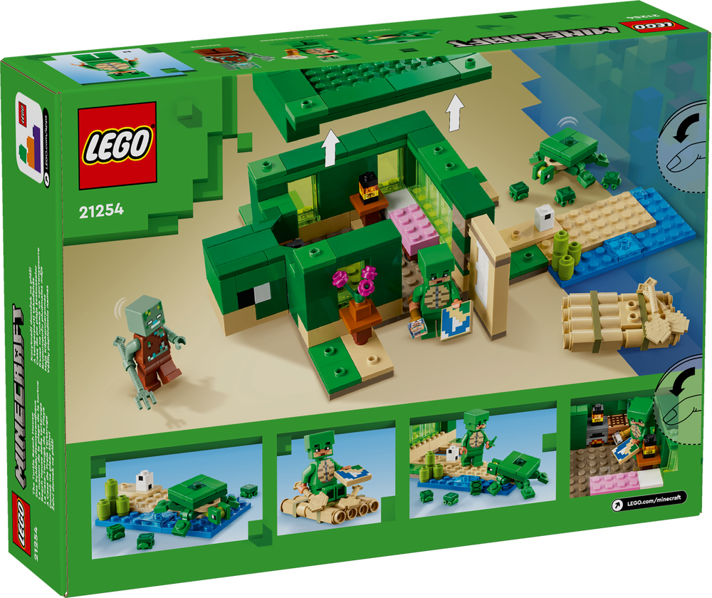 LEGO MINECRAFT BEACH HOUSE DELLA TARTARUGA 21254