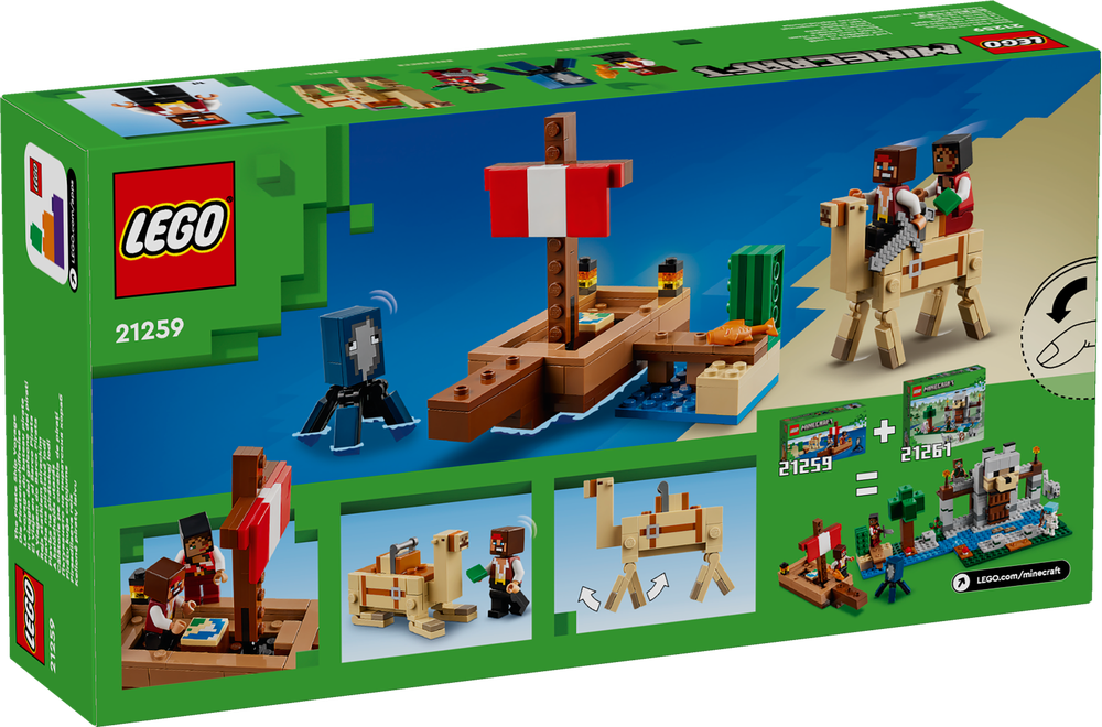 LEGO MINECRAFT IL VIAGGIO DEL GALEONE DEI PIRATI 21259