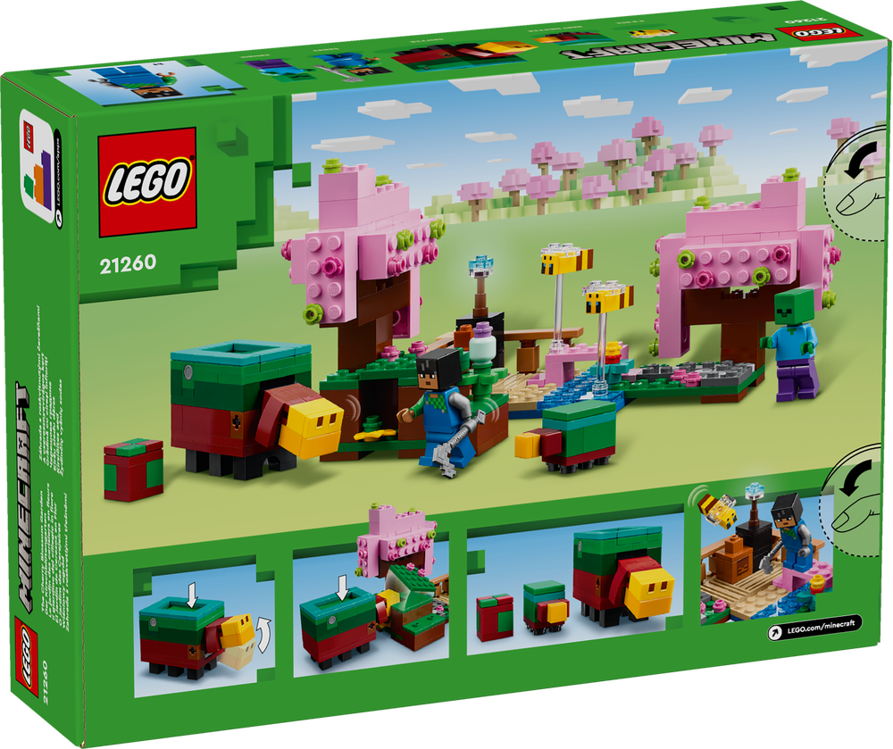 LEGO MINECRAFT IL GIARDINO DEL CILIEGIO IN FIORE 21260