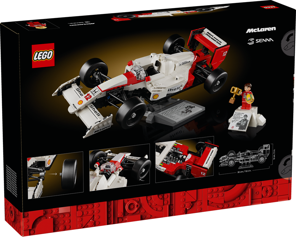 LEGO ICONS MCLAREN MP4/4 E AYRTON SENNA 10330