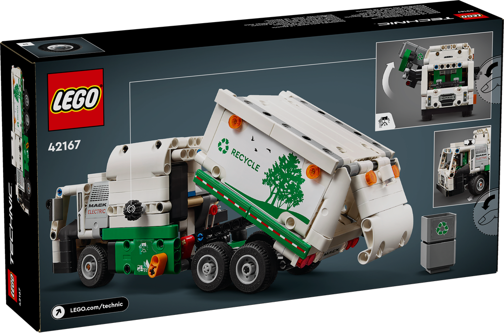 LEGO TECHNIC CAMION DELLA SPAZZATURA MACK® LR ELECTRIC 42167