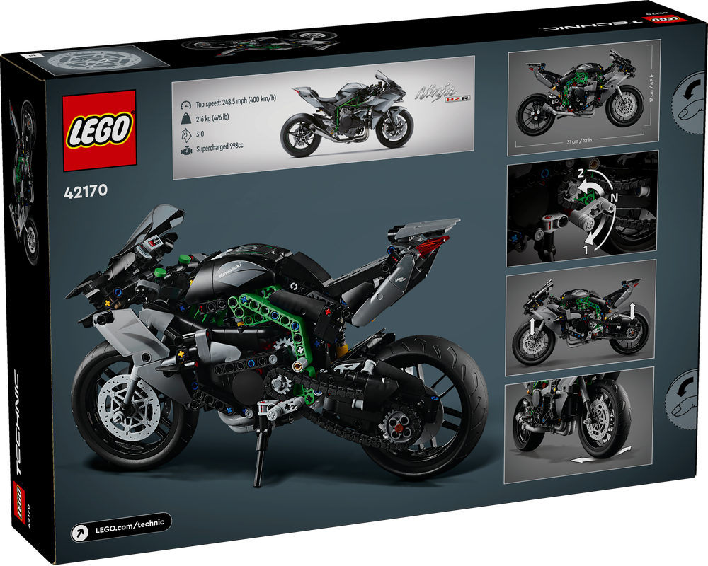 LEGO TECHNIC MOTOCICLETTA KAWASAKI NINJA H2R 42170