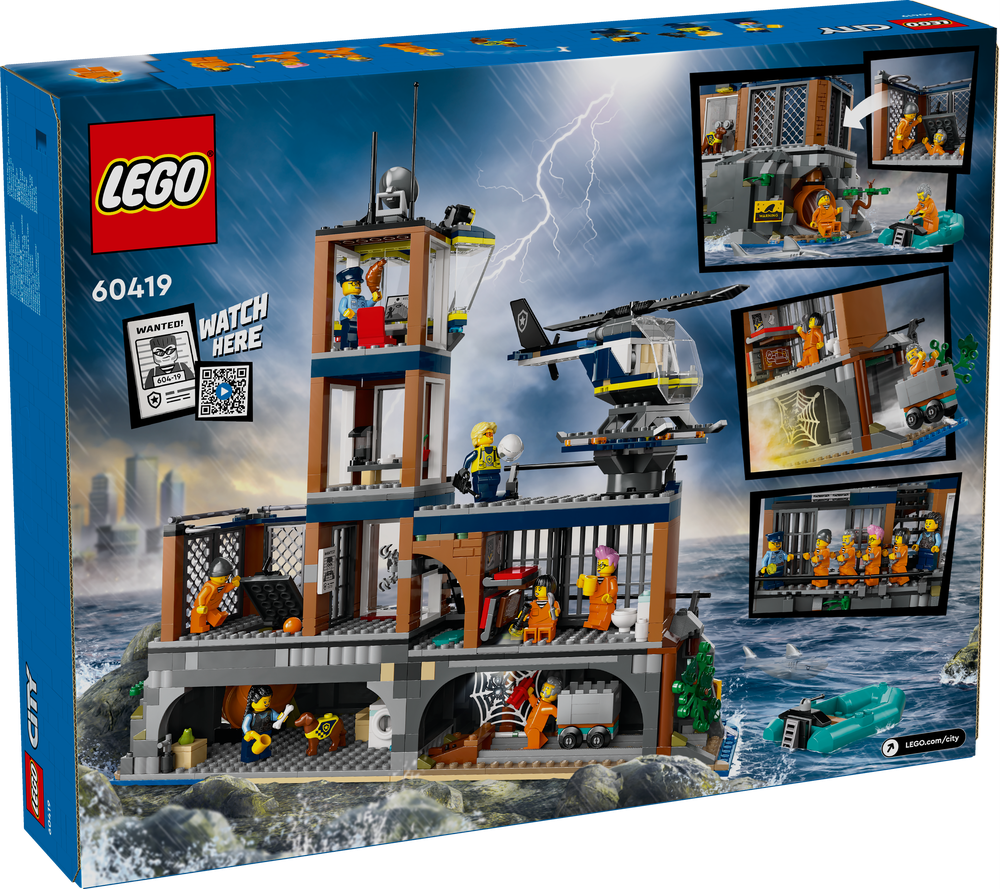 LEGO CITY PRIGIONE SULL’ISOLA DELLA POLIZIA 60419