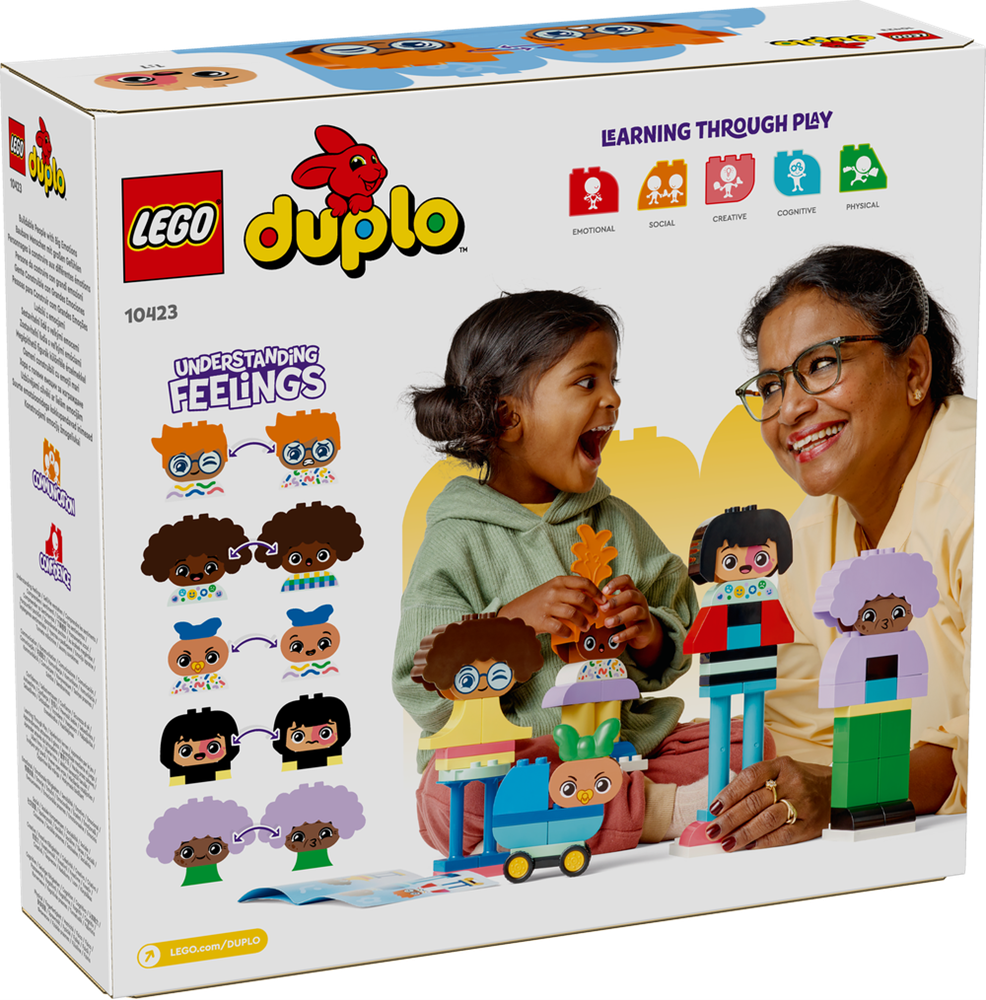 LEGO DUPLO TOWN PERSONE DA COSTRUIRE CON GRANDI EMOZIONI 10423