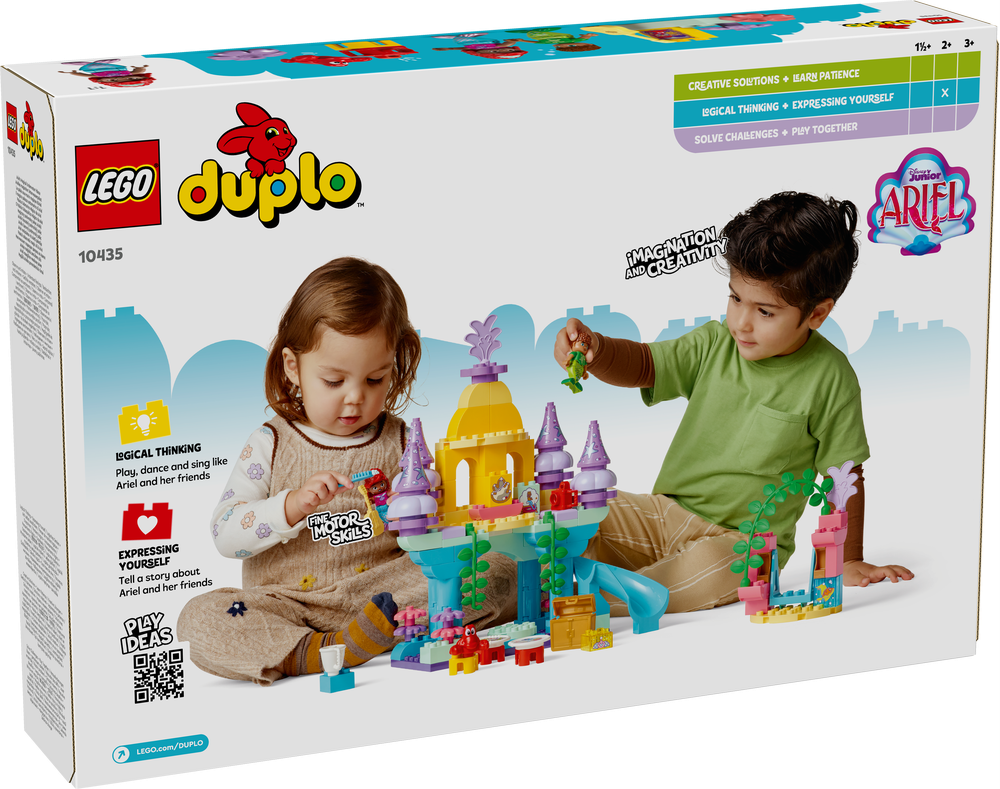 LEGO DUPLO DISNEY IL MAGICO PALAZZO SOTTOMARINO DI ARIEL 10435