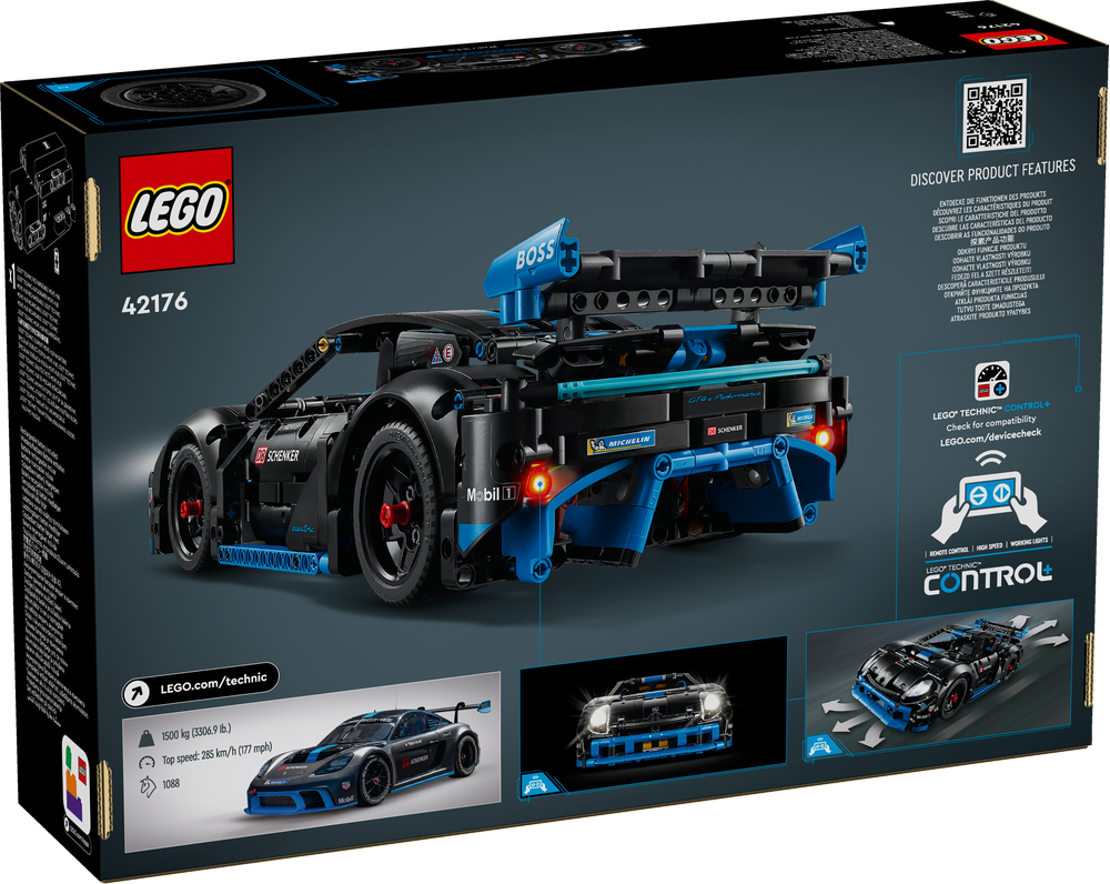 LEGO TECHNIC AUTO DA CORSA PORSCHE GT4 E-PERFORMANCE 42176