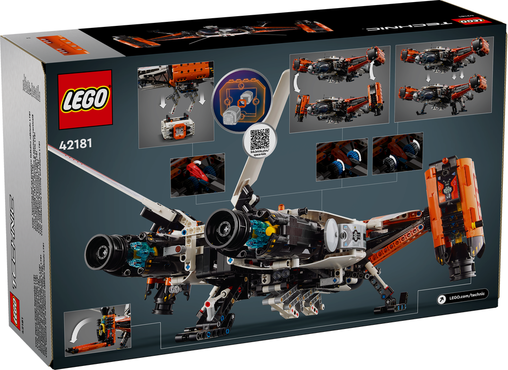 LEGO TECHNIC ASTRONAVE HEAVY CARGO VTOL LT81 42181