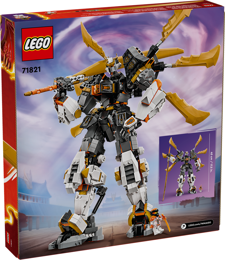 LEGO NINJAGO MECH DRAGO TITANIO DI COLE 71821