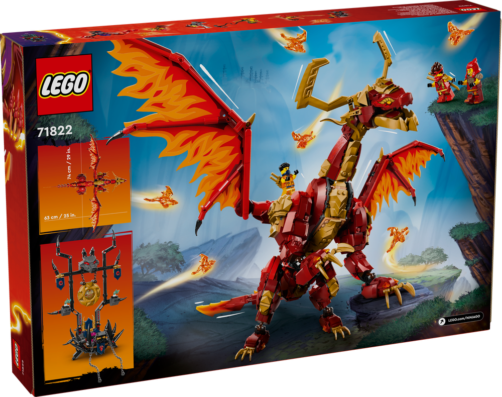 LEGO NINJAGO DRAGO-SORGENTE DEL MOVIMENTO 71822