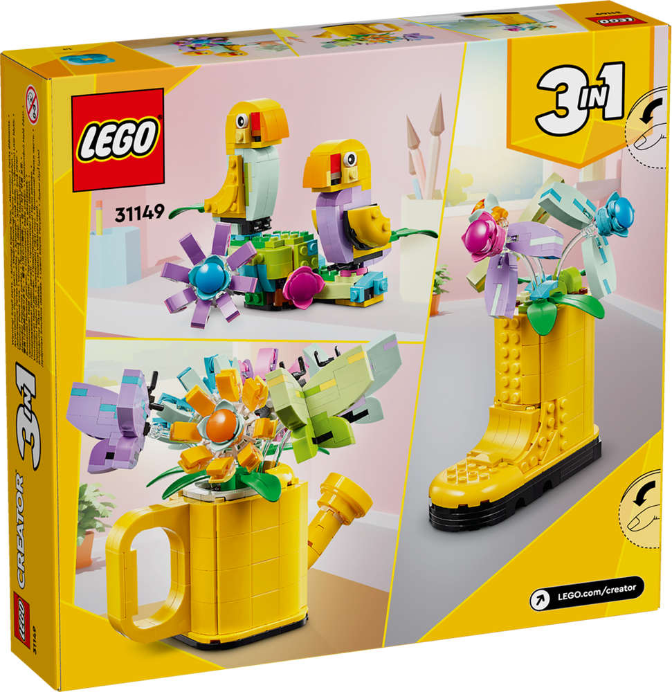 LEGO CREATOR INNAFFIATOIO CON FIORI 31149