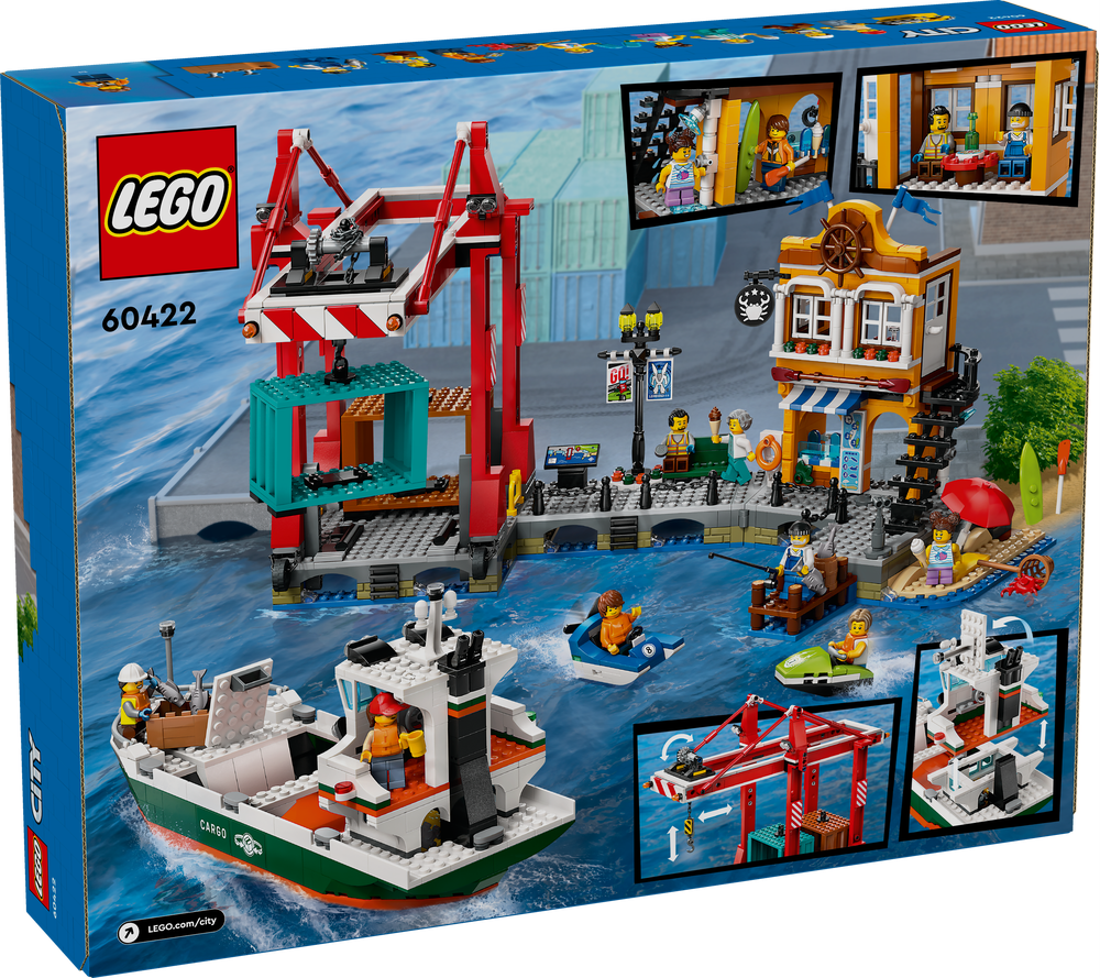 LEGO CITY PORTO E NAVE MERCI 60422