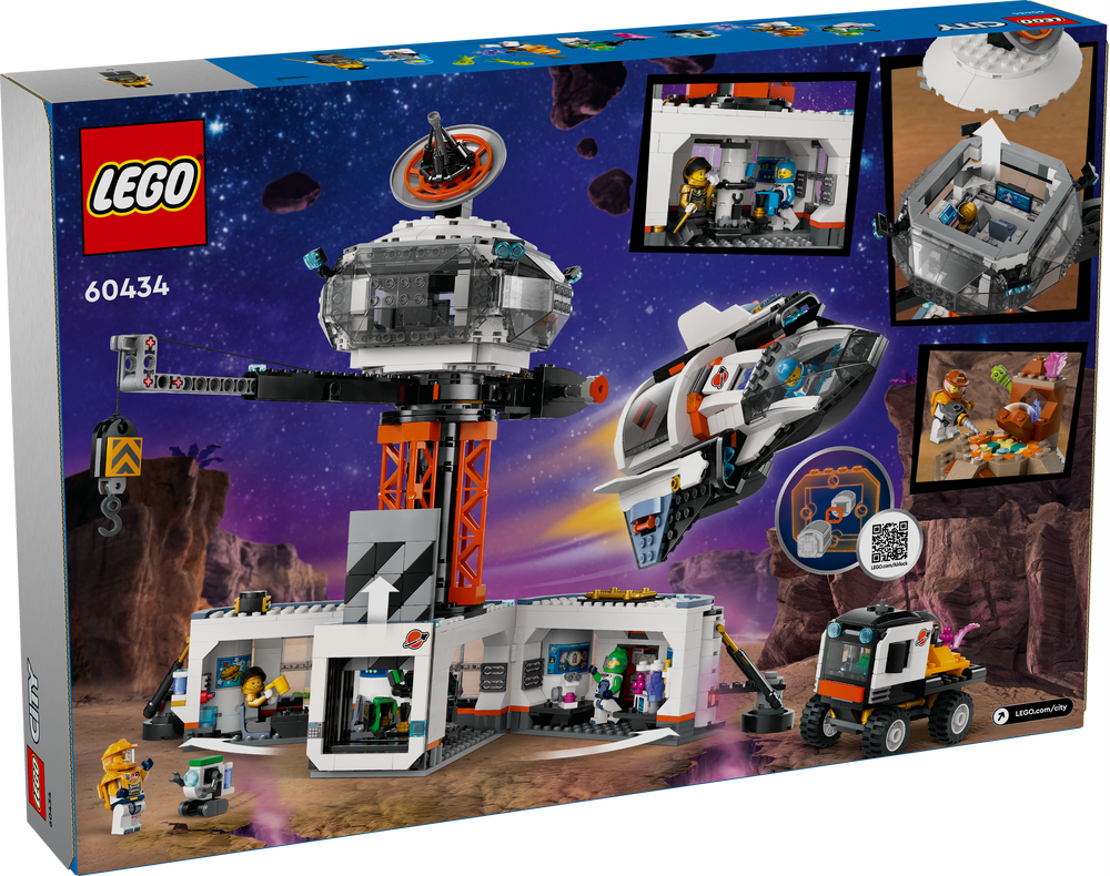 LEGO CITY Base spaziale e piattaforma di lancio 60434