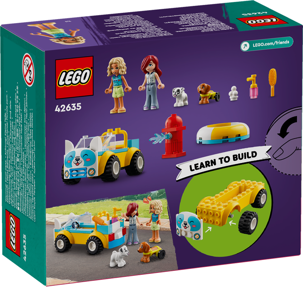 LEGO FRIENDS AUTO PER LA TOELETTATURA DEI CANI 42635