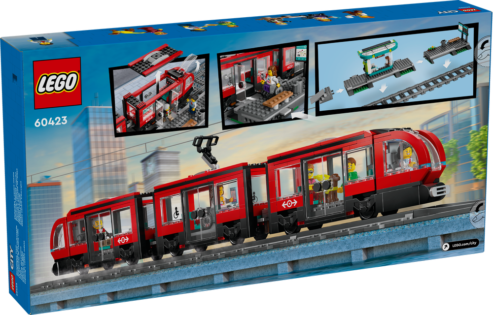 LEGO CITY TRAM E FERMATA DEL TRAM 60423