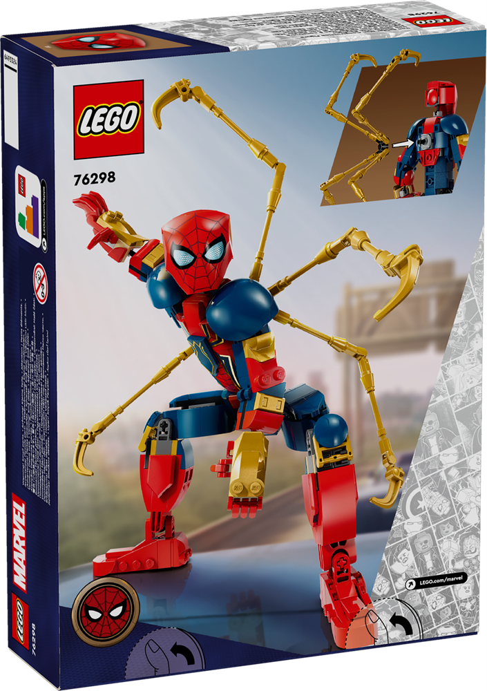 LEGO SUPER HEROES PERSONAGGIO COSTRUIBILE DI IRON SPIDER-MAN 76298