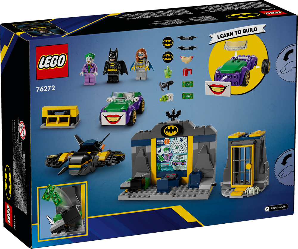 LEGO SUPER HEROES BATCAVERNA CON BATMAN BATGIRL E THE JOKER 76272