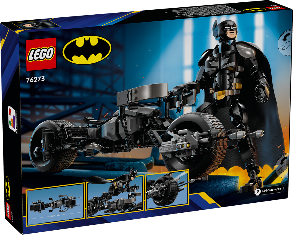 LEGO SUPER HEROES PERSONAGGIO COSTRUIBILE DI BATMAN CON BAT-POD 76273