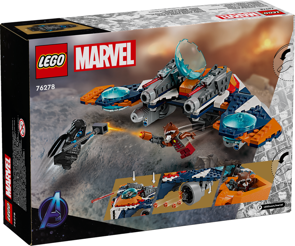 LEGO SUPER HEROES WARBIRD DI ROCKET VS. RONAN 76278