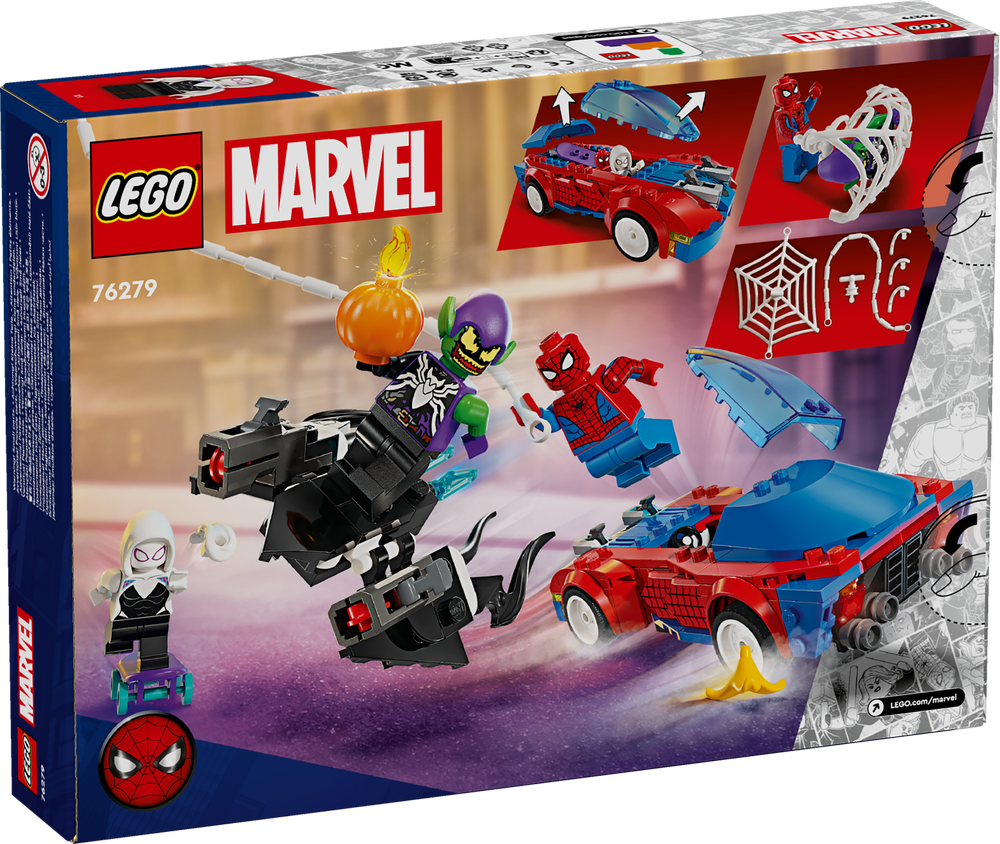 LEGO SUPER HEROES AUTO DA CORSA DI SPIDER-MAN E VENOM GOBLIN 76279