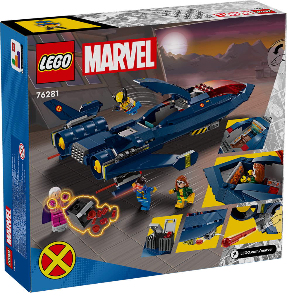 LEGO SUPER HEROES X-JET DI X-MEN 76281