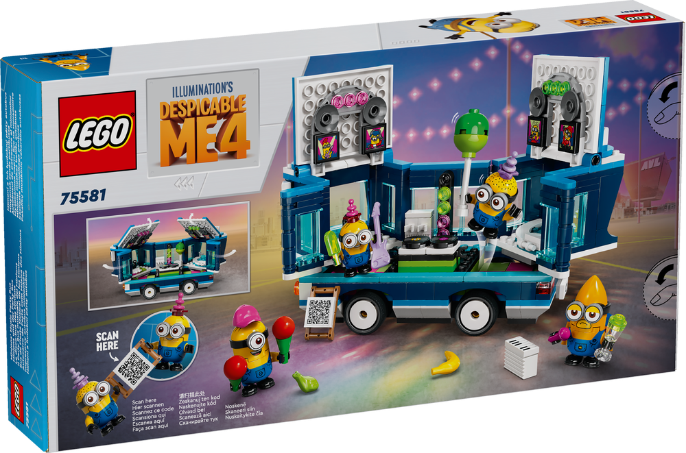 LEGO Despicable Me IL PARTY BUS MUSICALE DEI MINIONS 75581