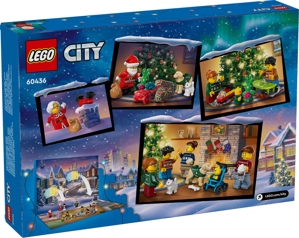 LEGO CITY CALENDARIO DELL’AVVENTO 2024 60436