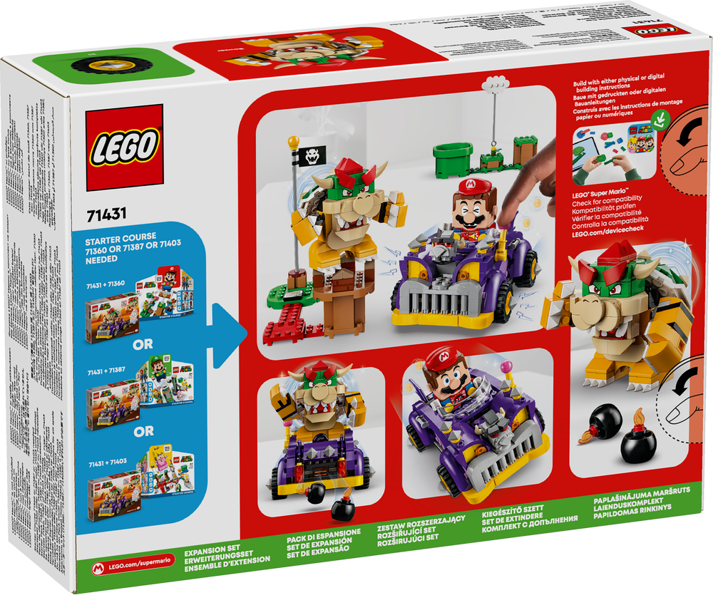 LEGO SUPER MARIO PACK DI ESPANSIONE IL BOLIDE DI BOWSER 71431