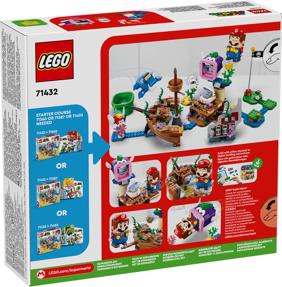 LEGO SUPER MARIO PACK DI ESPANSIONE IL VELIERO SOMMERSO DI DORRIE 71432