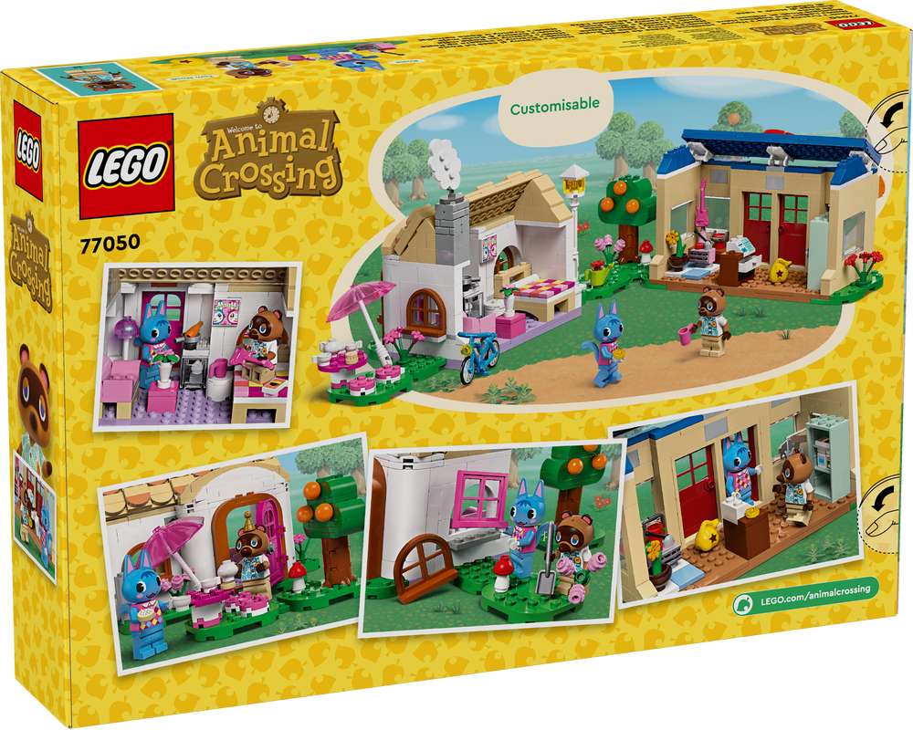 LEGO ANIMAL CROSSING BOTTEGA DI NOOK E CASA DI GRINFIA 77050