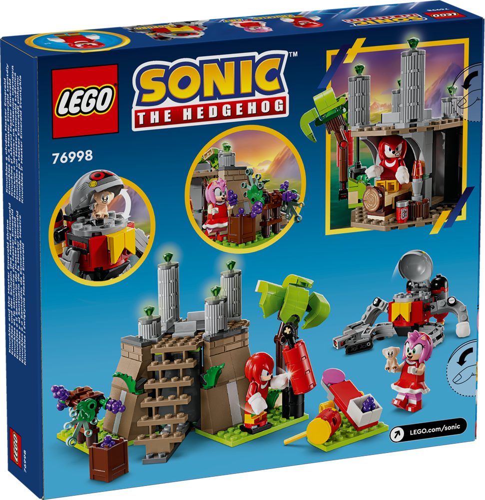 LEGO SONIC KNUCKLES E IL SANTUARIO DEL MASTER EMERALD 76998