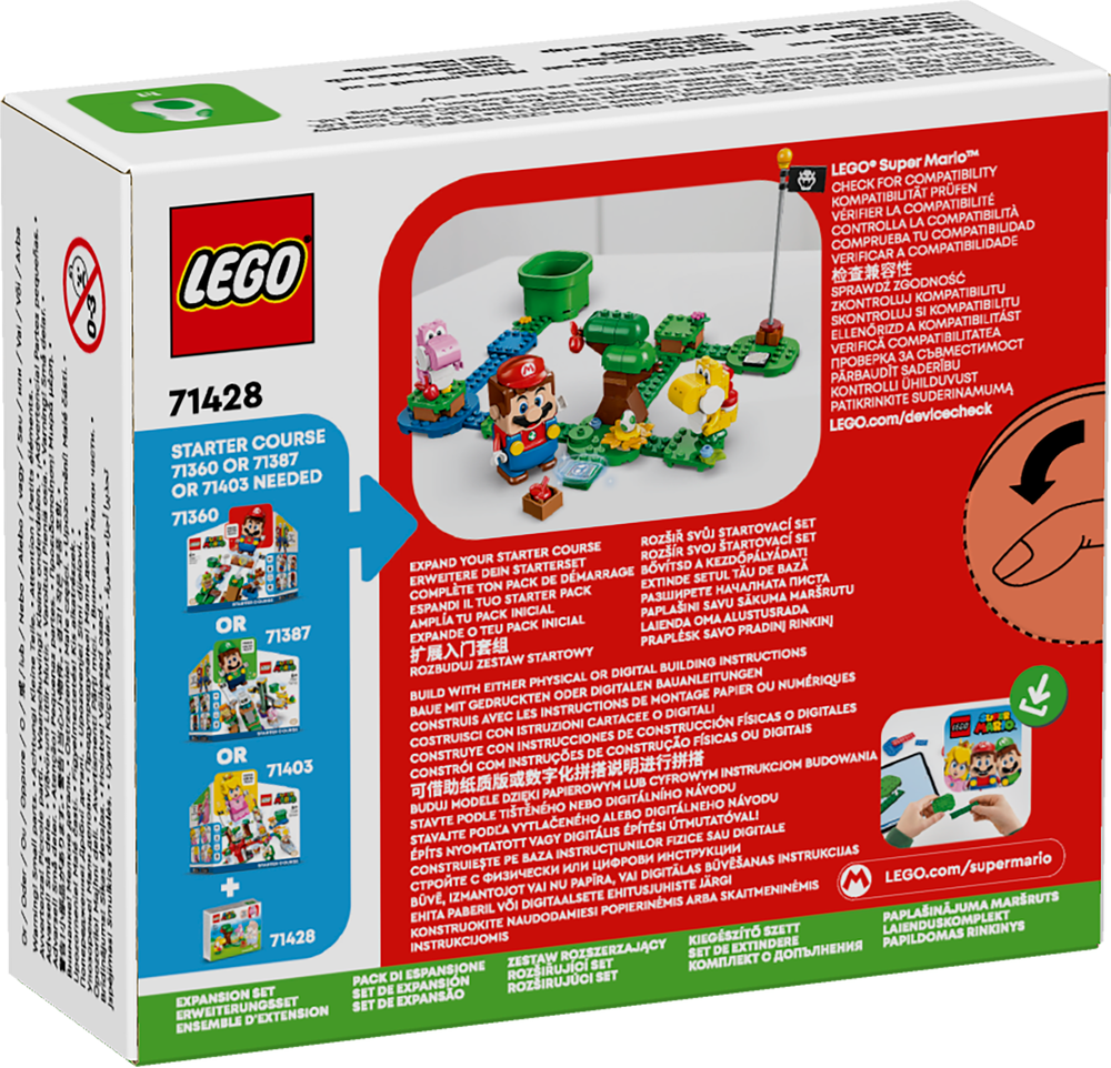 LEGO SUPER MARIO PACK DI ESPANSIONE YOSHI NELLA FORESTA FUOVOLOSA 71428