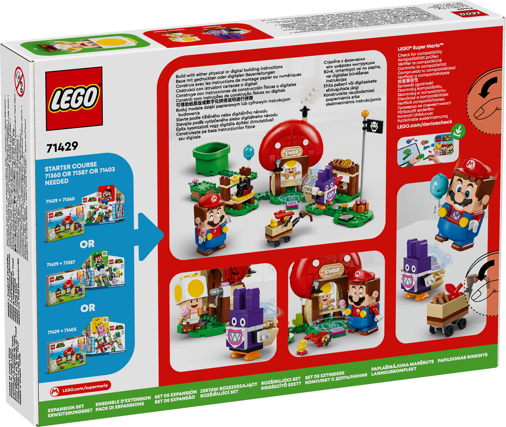 LEGO SUPER MARIO PACK DI ESPANSIONE RUBONIGLIO AL NEGOZIO DI TOAD 71429