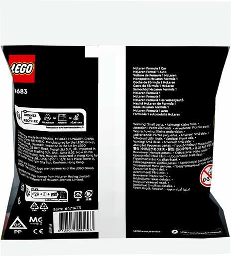 LEGO MONOPOSTO MCLAREN FORMULA 1 30683