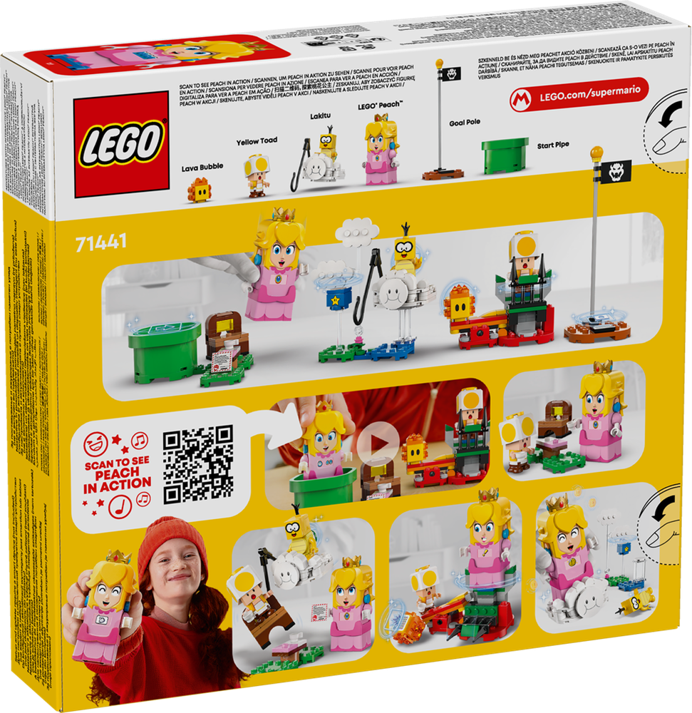 LEGO SUPER MARIO AVVENTURE DI LEGO® PEACH™ INTERATTIVA 71441