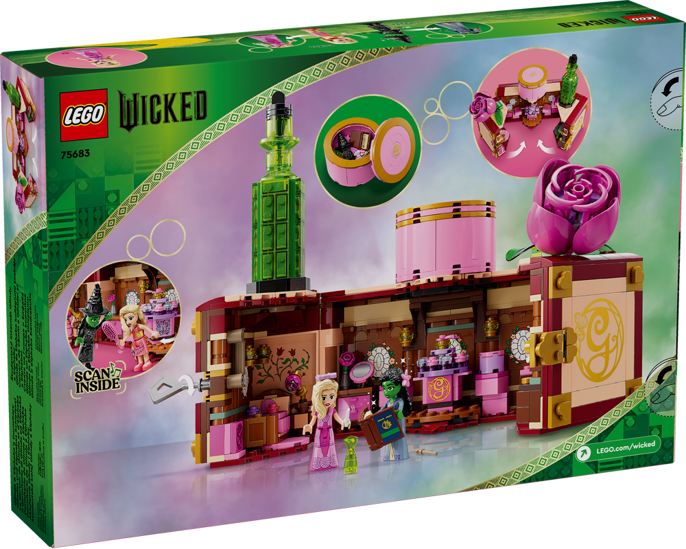 LEGO WICKED IL DORMITORIO DI GLINDA ED ELPHABA 75683