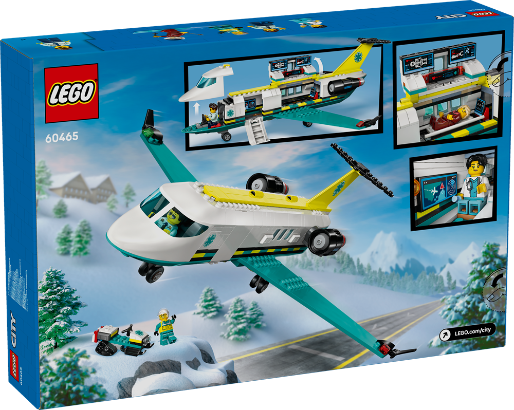 LEGO LEGO CITY AEREO AMBULANZA DI EMERGENZA 60465
