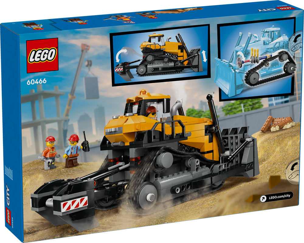 LEGO LEGO CITY BULLDOZER GIALLO 60466