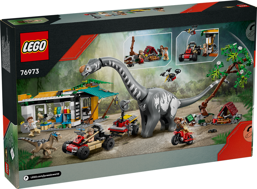 LEGO JURASSIC WORLD ALLA RICERCA DEL RAPTOR E DEL TITANOSAURO 76973