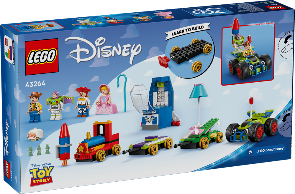 LEGO DISNEY™ TOY STORY: TRENO E AUTO RC CELEBRATIVI 43264