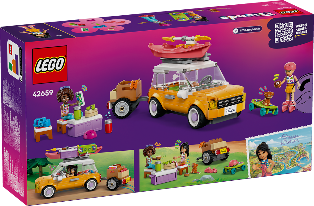 LEGO LEGO FRIENDS VIAGGIO IN AUTO CON IL CUCCIOLO 42659