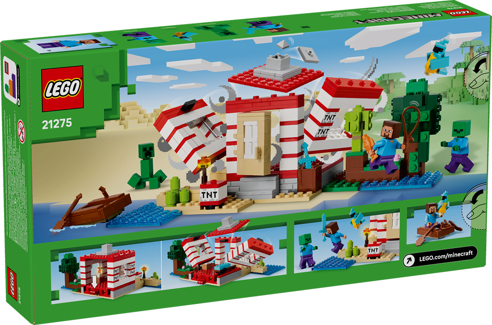 LEGO MINECRAFT CASA NELLA GIUNGLA ESPLOSIVA 21275