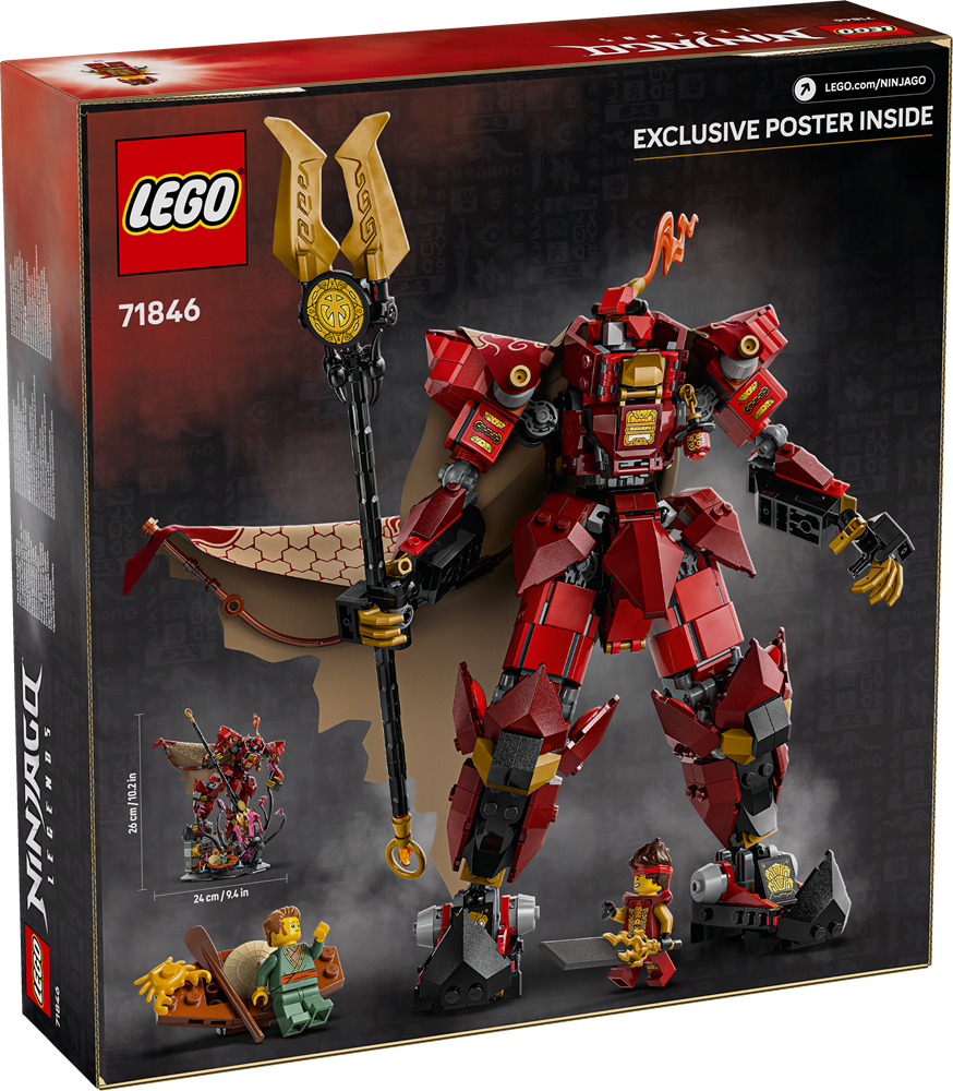 LEGO NINJAGO MECH CAVALIERE DEL FUOCO 71846