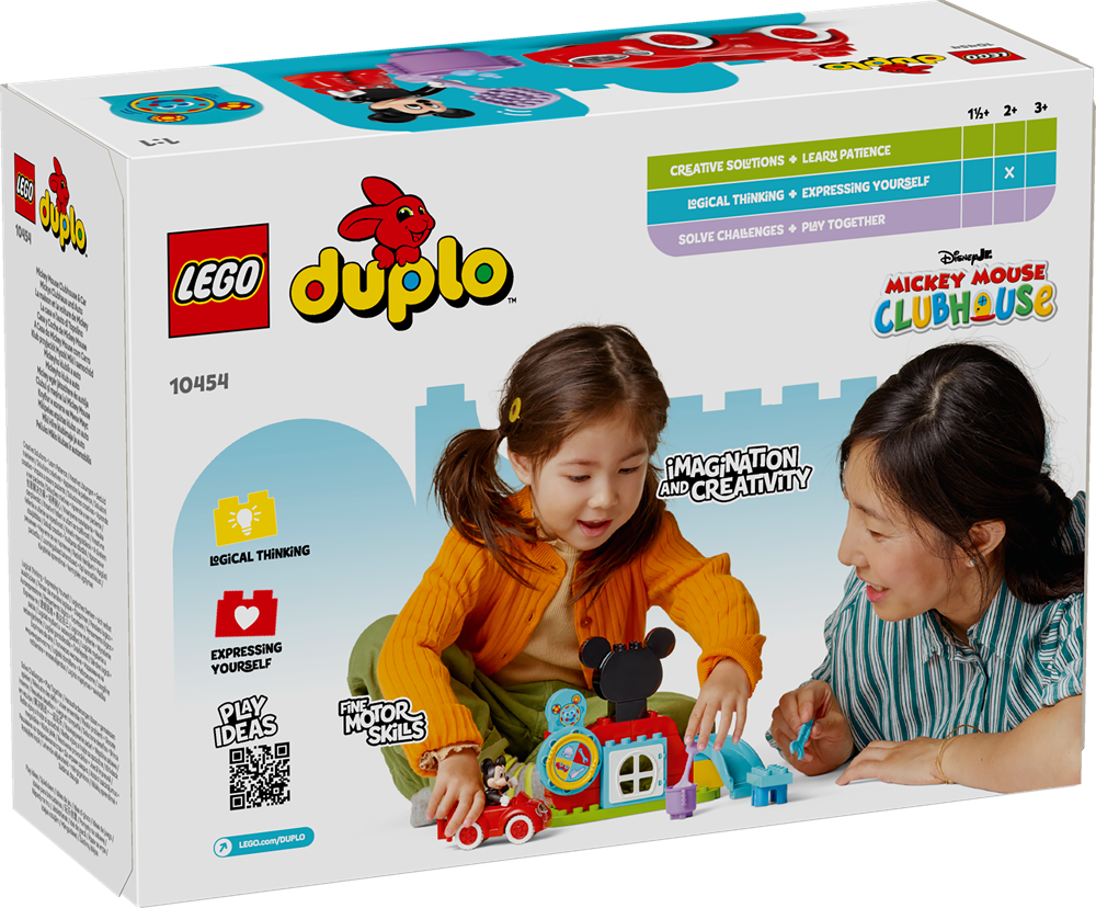 LEGO DUPLO® DISNEY LA CASA E L’AUTO DI TOPOLINO 10454