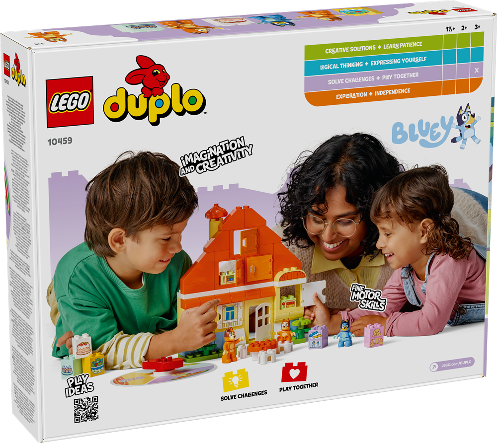 LEGO DUPLO BLUEY CASA DELLA FAMIGLIA DI BLUEY CON GIOCO DI MEMORIA 10459