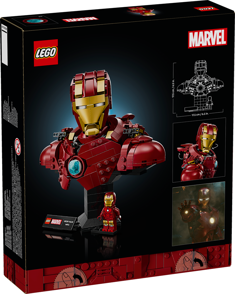 LEGO SUPER HEROES BUSTO DI IRON MAN MK4 76327