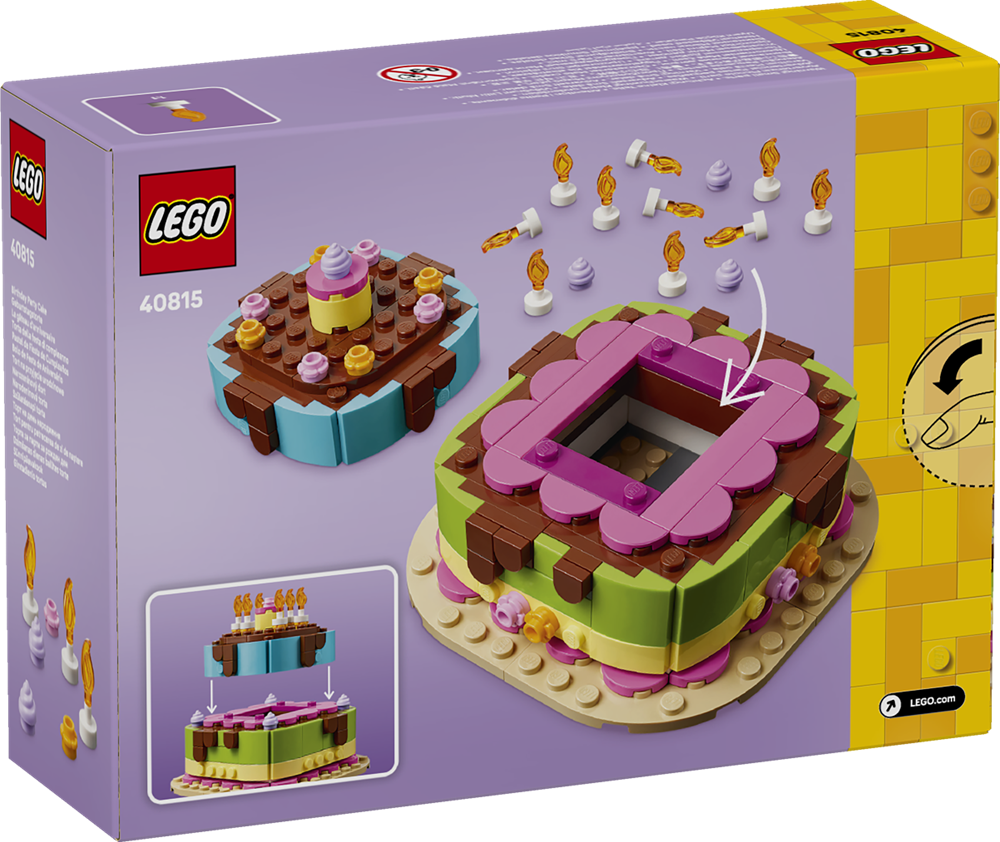 LEGO ICONIC TORTA DELLA FESTA DI COMPLEANNO 40815
