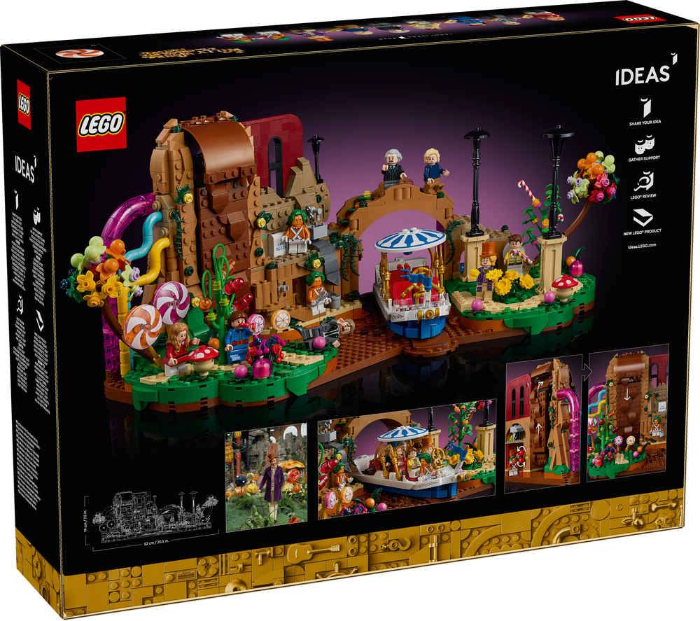 LEGO IDEAS WILLY WONKA E LA FABBRICA DI CIOCCOLATO 21360