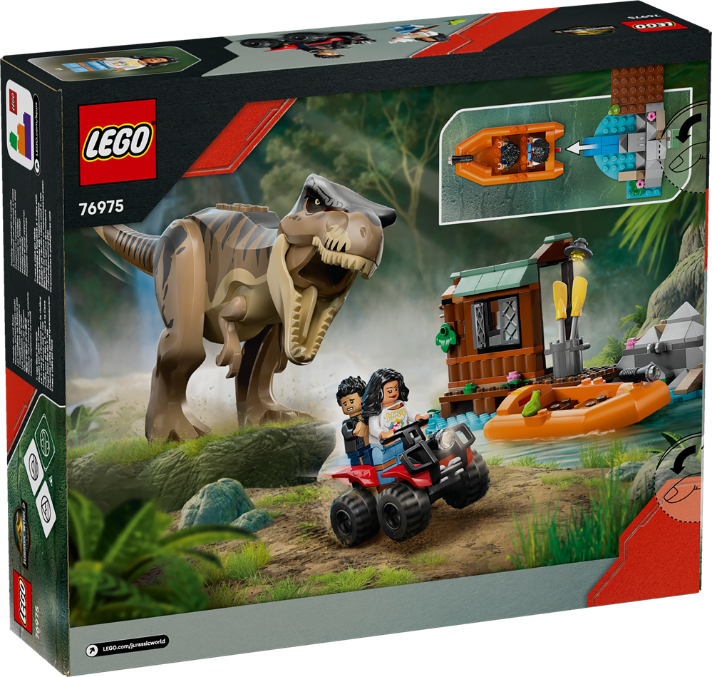 LEGO JURASSIC WORLD FUGA SUL FIUME DAL T. REX 76975