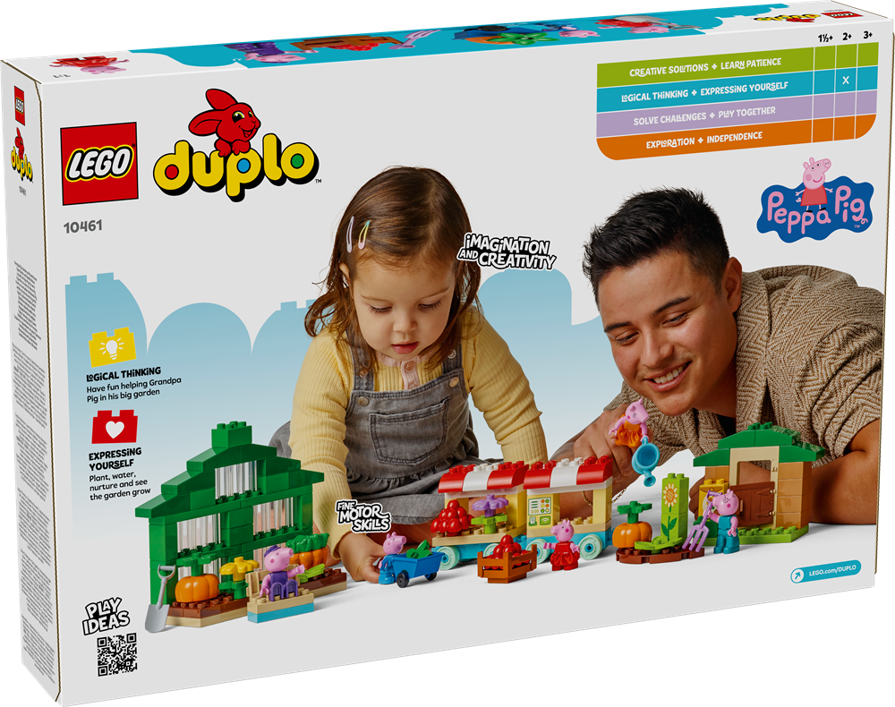 LEGO DUPLO PEPPA PIG IL GIARDINO E LA SERRA DI NONNO PIG 10461